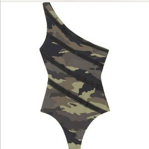 Victoria Secret sport bodysuit teddy camouflage
